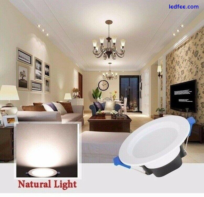 10/20pcs 7W Dimmable LED Downlight Recessed Ceiling Light 85~265V Spotlight 4 