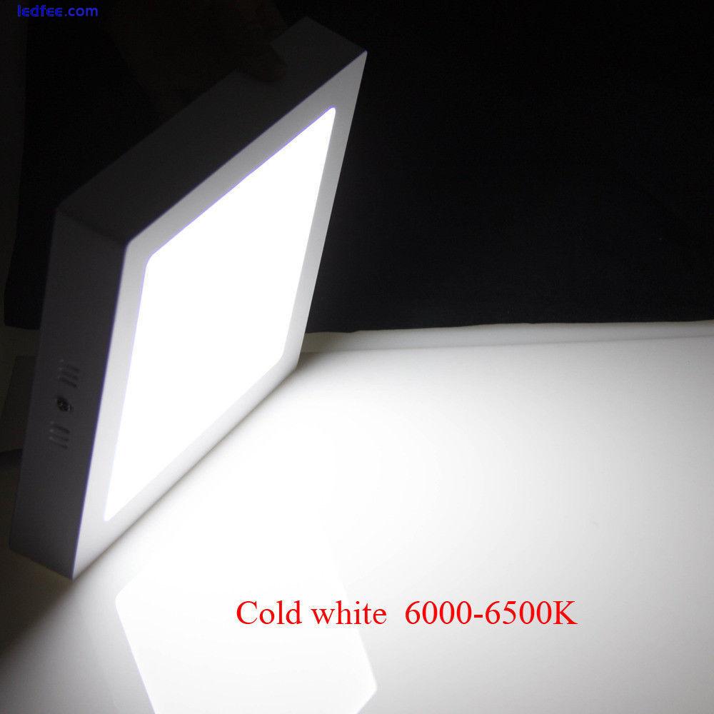 Dimmable 9W 15W 21W Round/Square LED Panel Surface Mount Wall Ceiling Down Light 3 