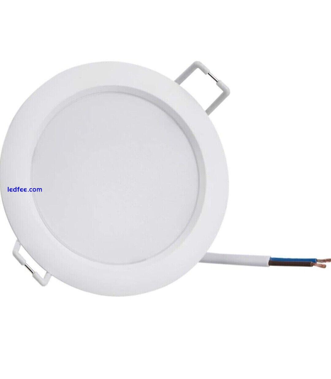 6x Amazon Basics 5W LED Ceiling Downlights -6500K Cool -100mm Cutout 5 