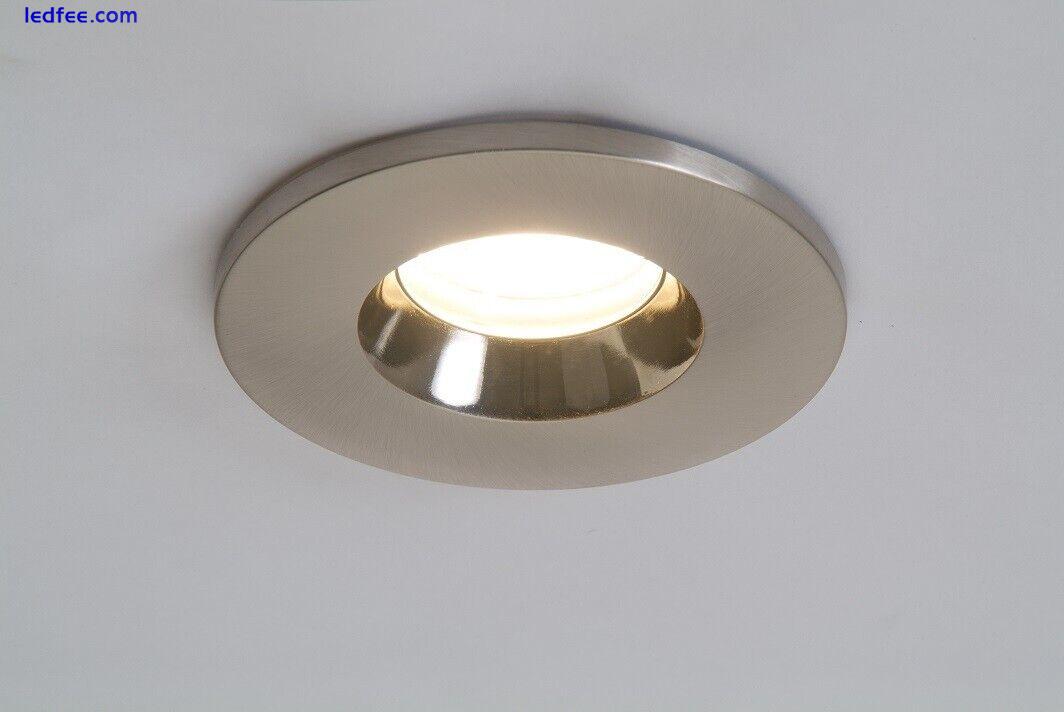 Recessed Fire Rated Ceiling Downlights IP65 LED Spotlights Downlighters 6W 2 