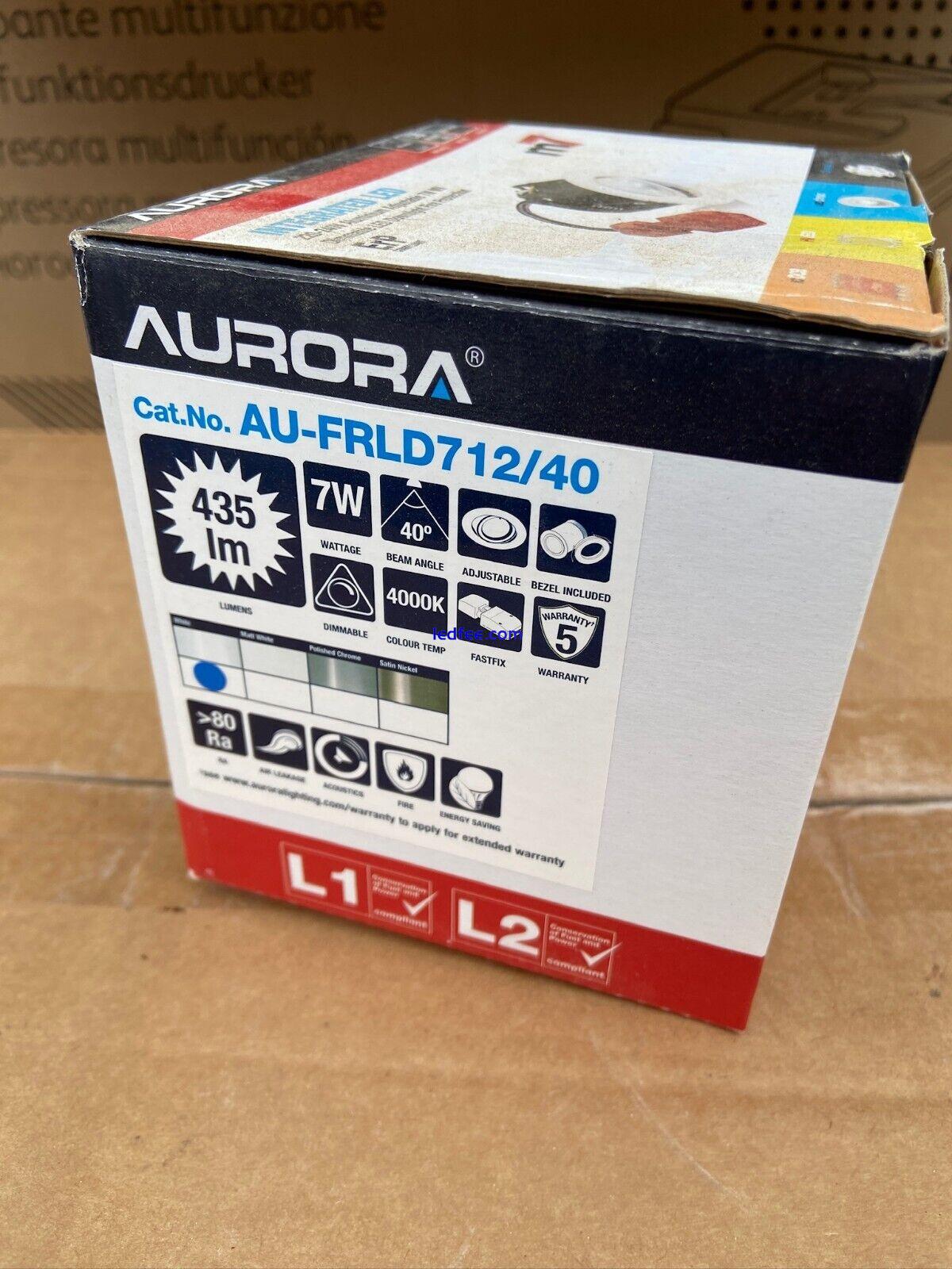 Aurora M7 Integrated LED ErP 240v Dimmable Downlight White 1 