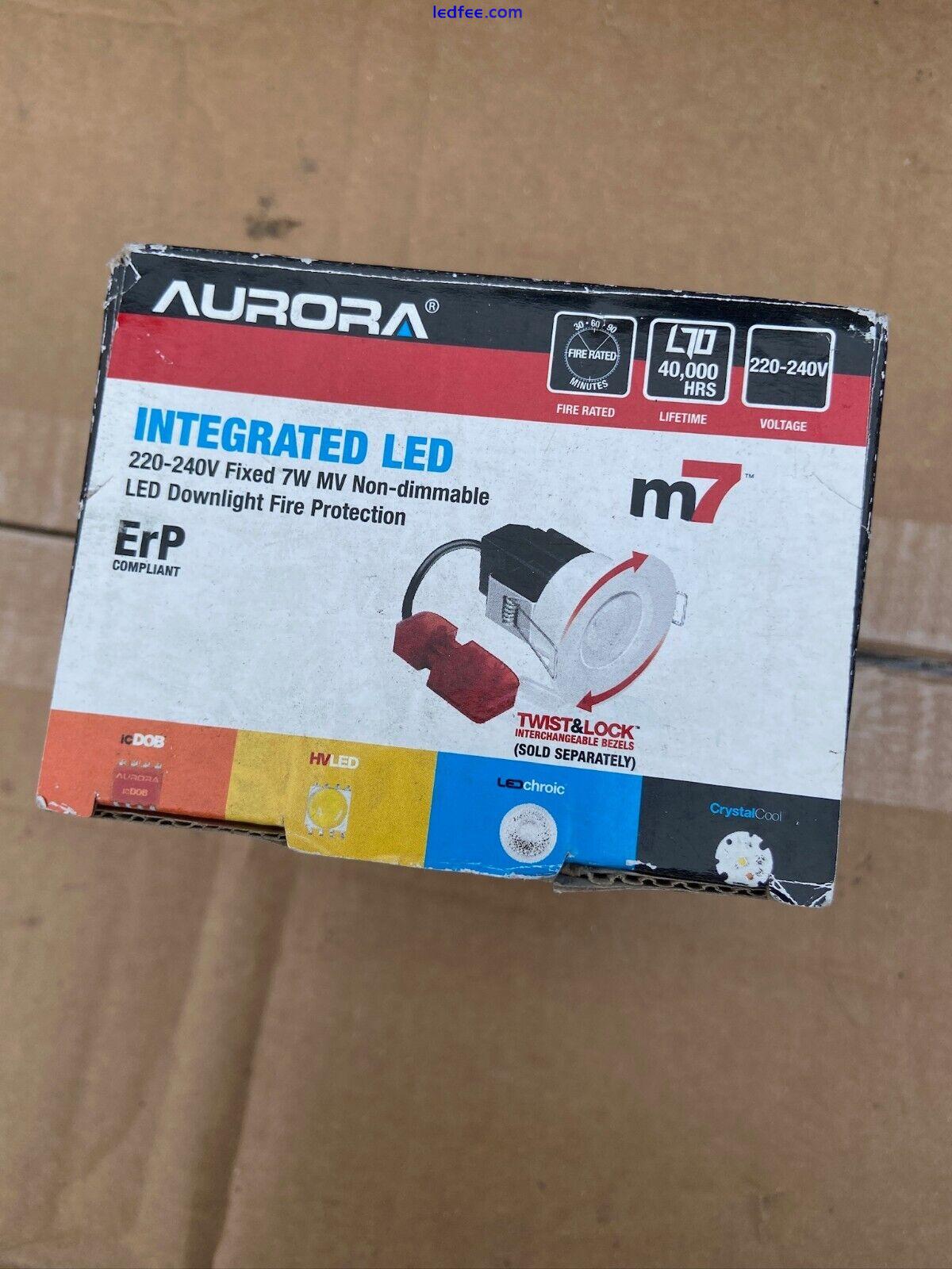 Aurora M7 Integrated ErP LED 240v Fixed Non Dimmable Downlight White 1 