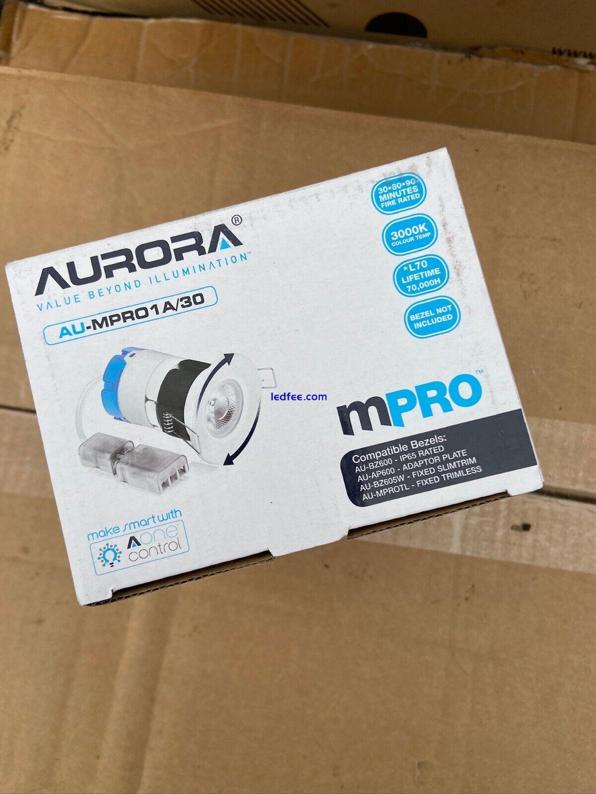 Aurora MPRO 240v Fixed Dimmable  LED Downlight AOne  White 0 