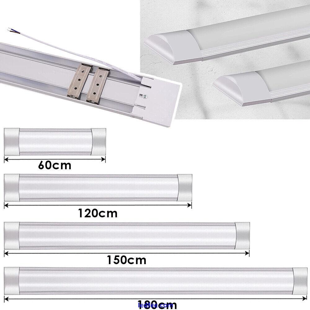 Bright LED Batten Light Fluorescent Ceiling Tube Light 6500K 54W 2FT 4FT 5FT 6FT 4 