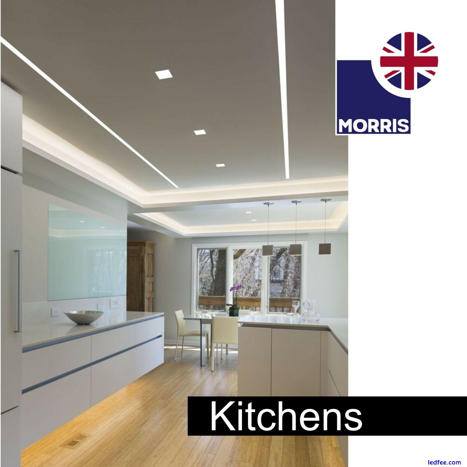 LED Batten Slimline Tube Light 2FT 3FT 4FT 5FT 6FT  Wall/Ceiling Morris 6000k 0 