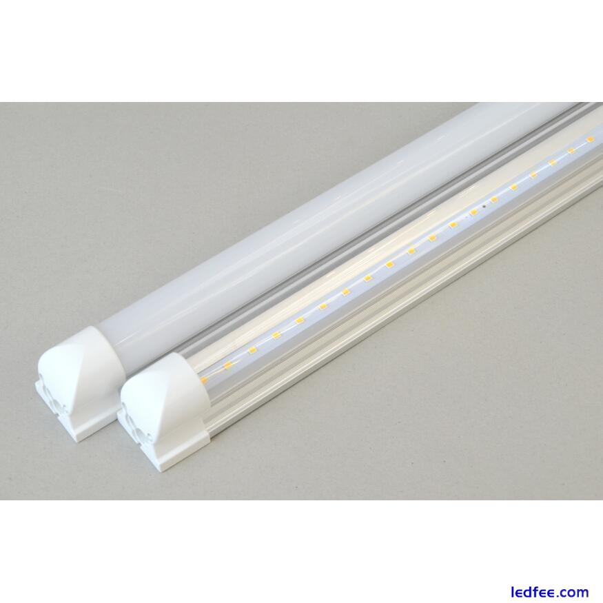 T8 LED Integrated Tube-Batten tube Light (1,2,3,4,5,6)ft, complete slim light 0 