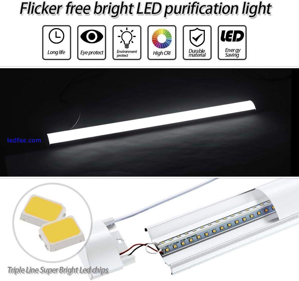 LED Strip Lights Batten Tube Light Office Shop Ceiling Lamp 2FT 4FT 5FT 6FT6500K 1 