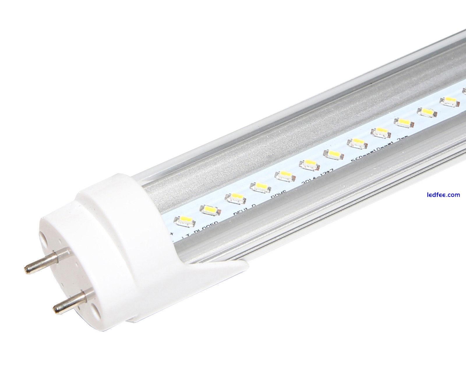 LED Tube Lights Retrofit Fluorescent energy saving T8 T12 frosted or clear light 2 