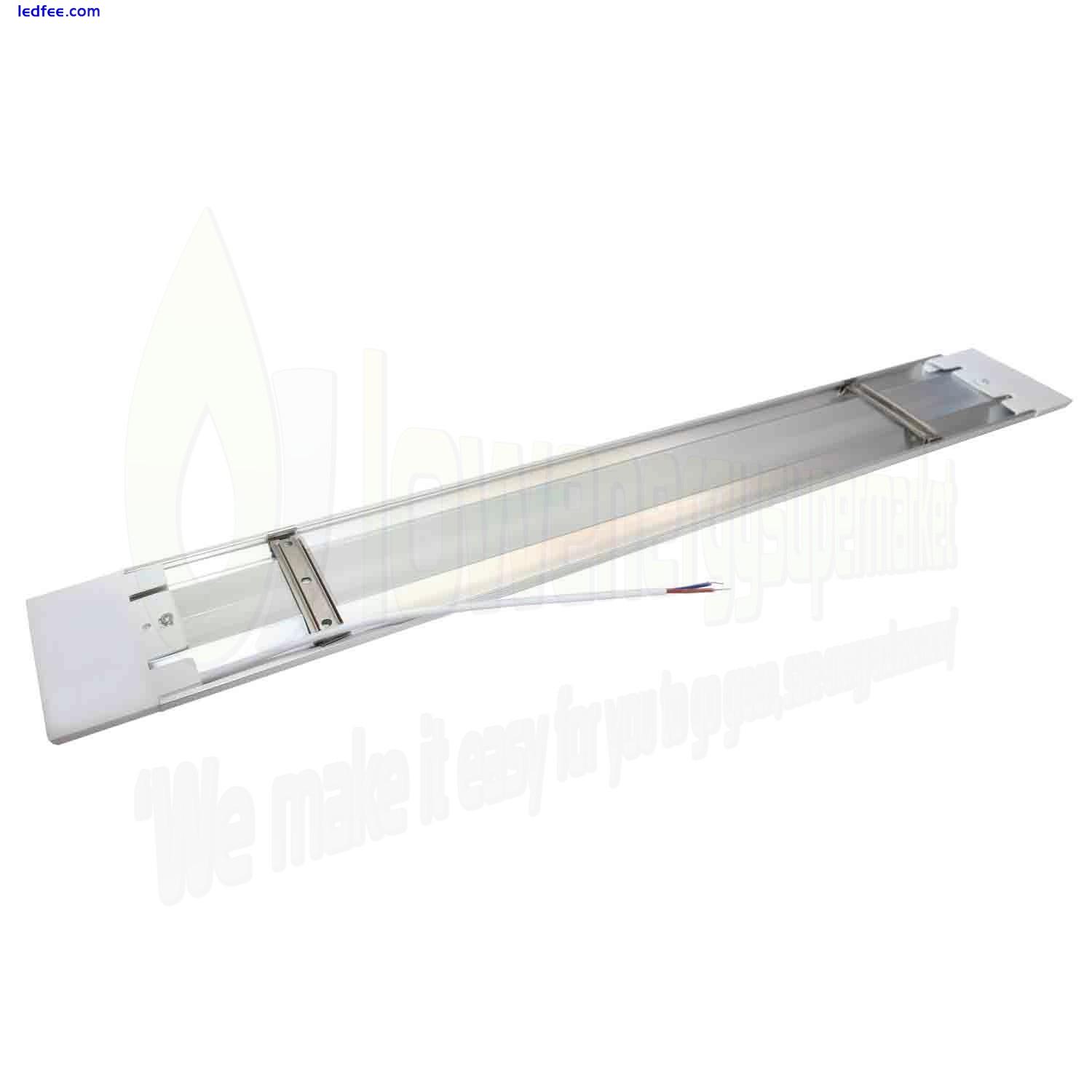 LED Batten Slimline Tube Light Wall or Ceiling Mount Slim Line High Lumens 4 