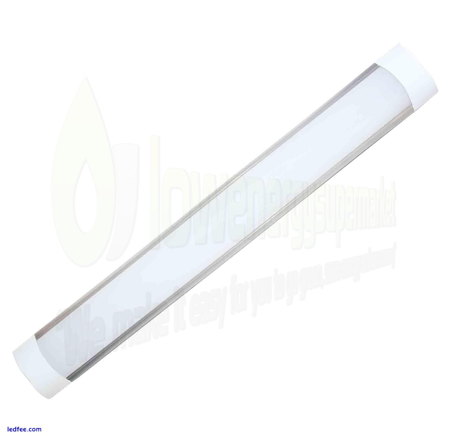 LED Batten Slimline Tube Light Wall or Ceiling Mount Slim Line High Lumens 0 