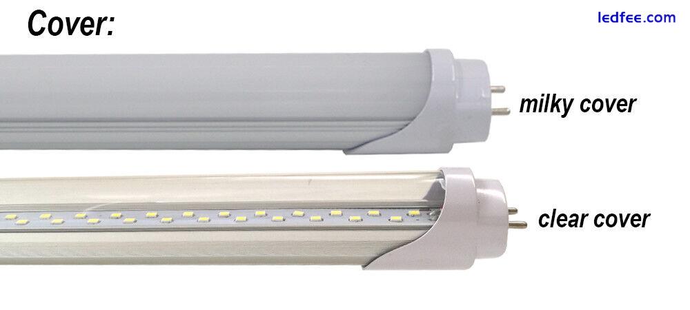 LED Tube Bulb 2ft 3ft 4ft 5ft 6ft Super Bright Double Row Lights G13 T8 Bar Lamp 1 