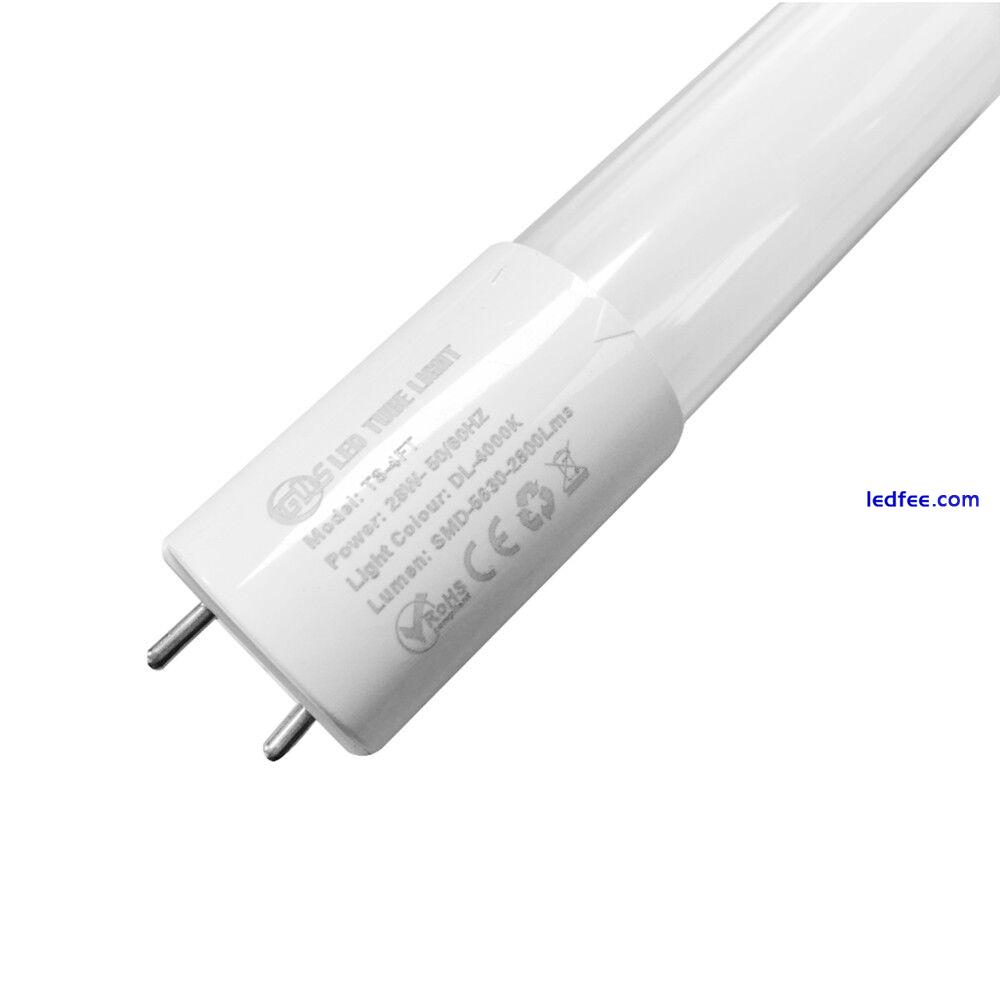 T8 LED Integrated Tube Lights 4ft 5ft 6ft Retrofit Fluorescent Replacement IP65 3 