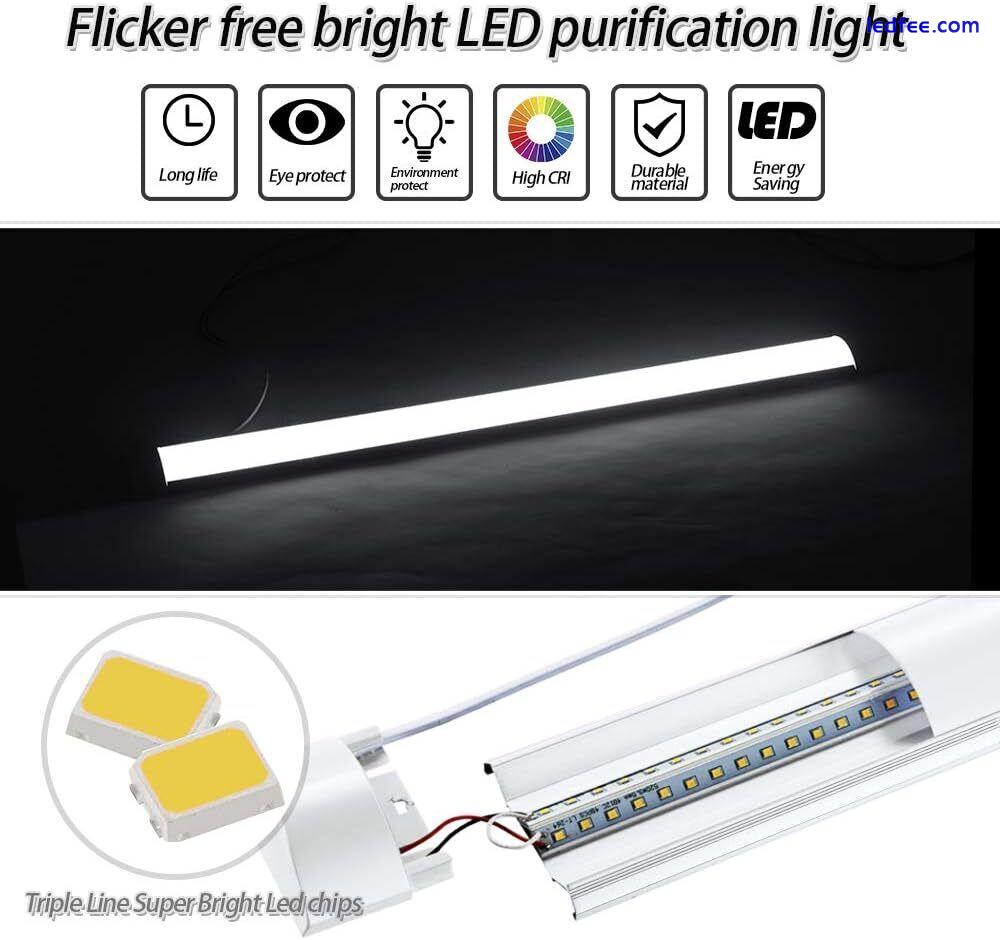 Bright LED Batten Light Fluorescent Ceiling Tube Light 6500K  2FT 4FT 5FT 6FT UK 2 