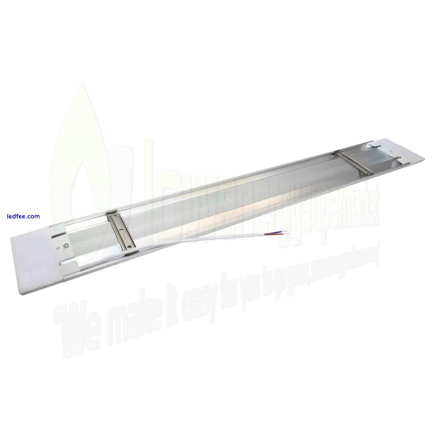 Slimline LED Tube Light Batten Ceiling or Wall Mount Slim High Lumens 2,3,4,5Ft 4 