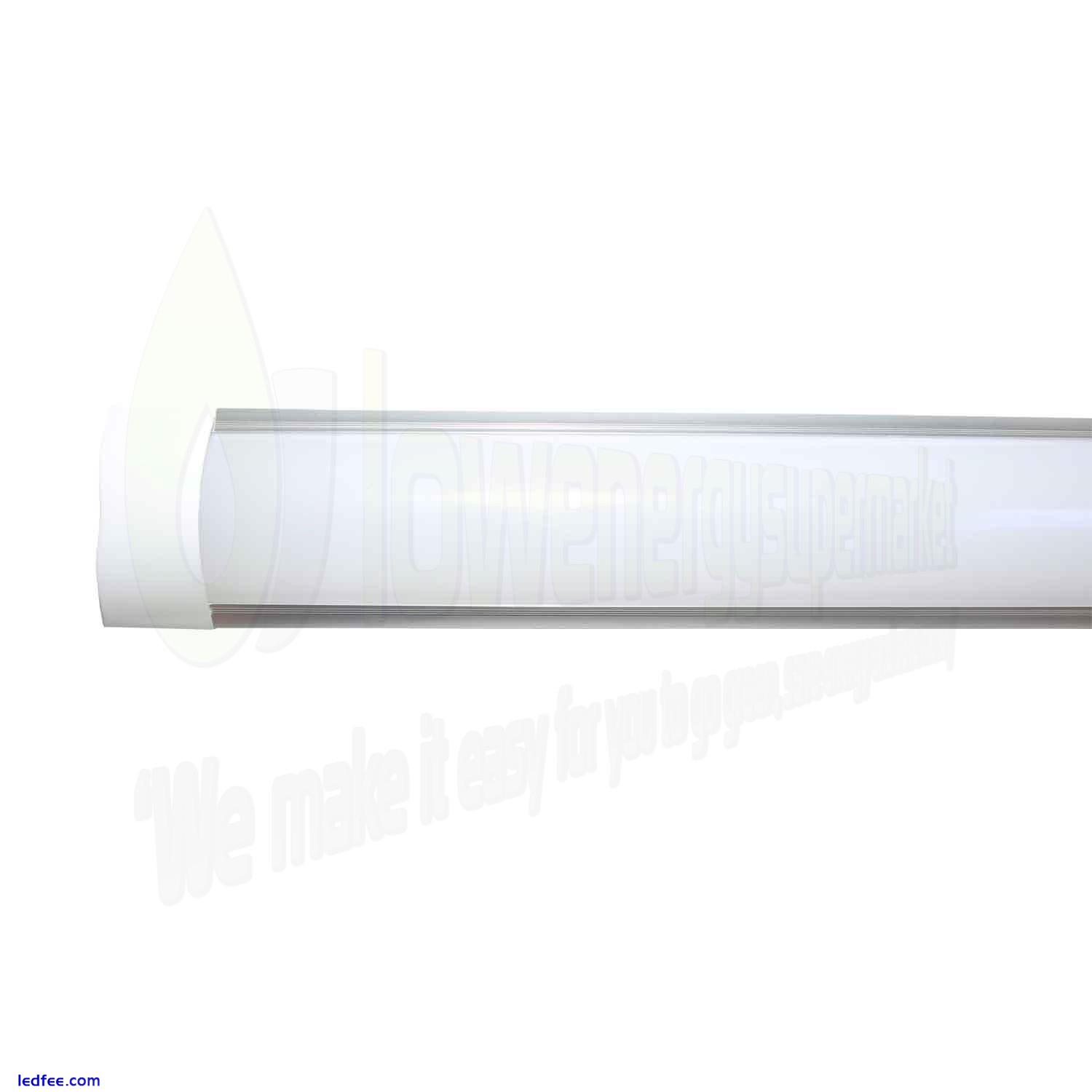 Slimline LED Tube Light Batten Ceiling or Wall Mount Slim High Lumens 2,3,4,5Ft 1 