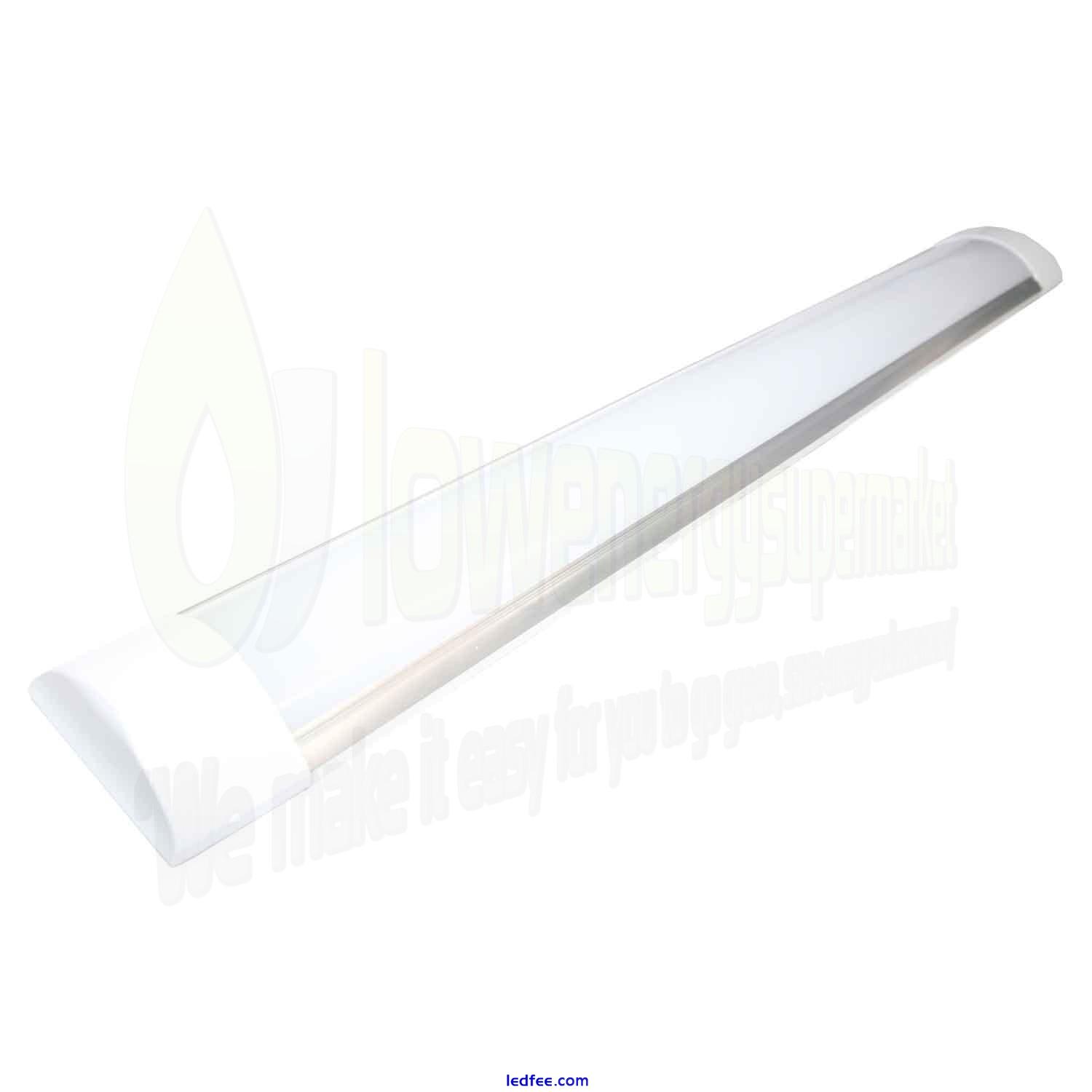 Slimline LED Tube Light Batten Ceiling or Wall Mount Slim High Lumens 2,3,4,5Ft 2 