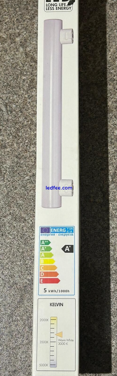 Star S14s/300 3000K 420lm 5W Tube Warm White LED Light Bulb (L)300mm- AD672 0 