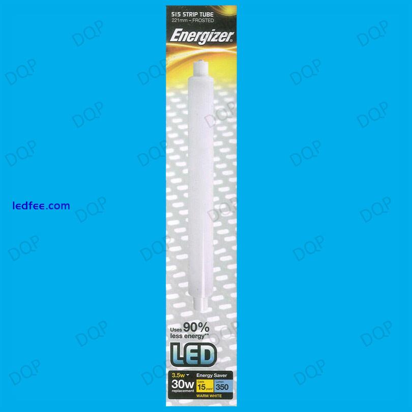 Energizer 3.5W LED 221mm Double Ended Tubular Lamp S15; Linear Strip Light Bulb 1 