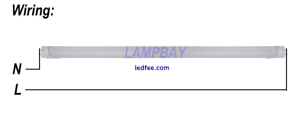 2-50/pack Dimmable 20W 24W LED Tube Bulb 4FT 1.2M 48