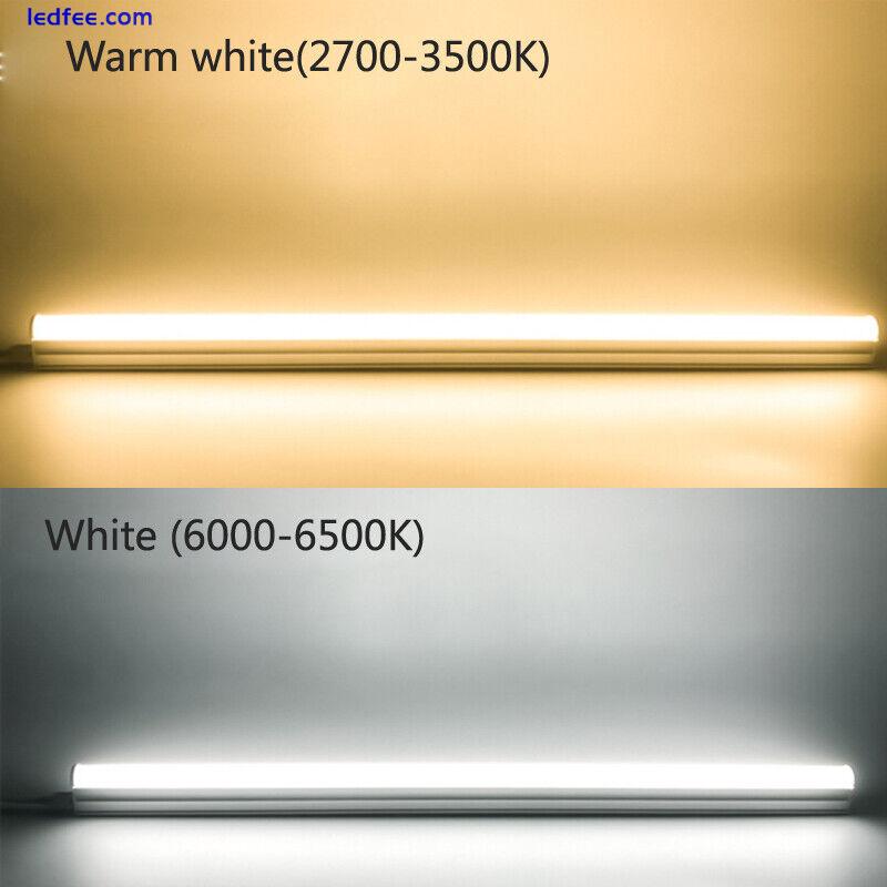 GOCuces 2FT T5 LED Tube Light Indoor Ceiling Wall Shop Lights 3000K 6500K 4 