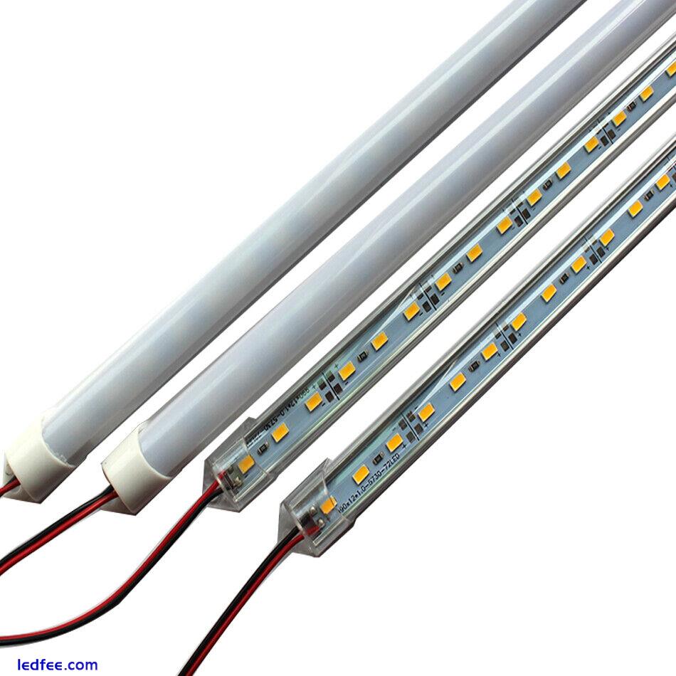 5pcs/lot 50CM U Aluminium shell DC12V 36 SMD 5630 LED Hard Rigid LED Strip Bar 1 