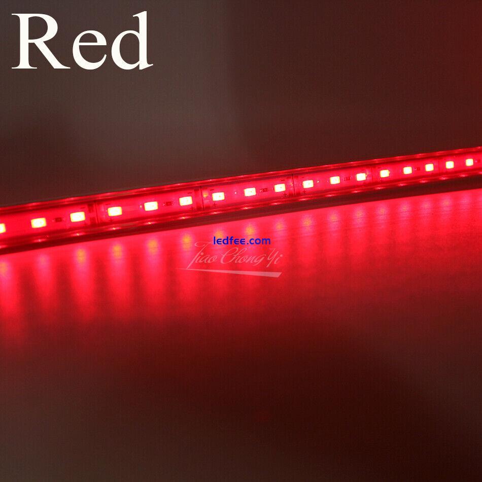 5pcs/lot 50CM U Aluminium shell DC12V 36 SMD 5630 LED Hard Rigid LED Strip Bar 5 