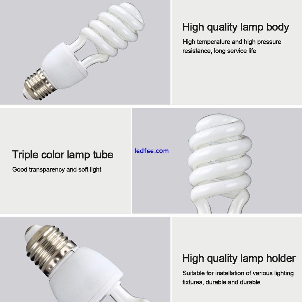 LED Lamp Spiral Light Bulb Screw Energy-saving Lamps Tubes for Home Decoration 3 