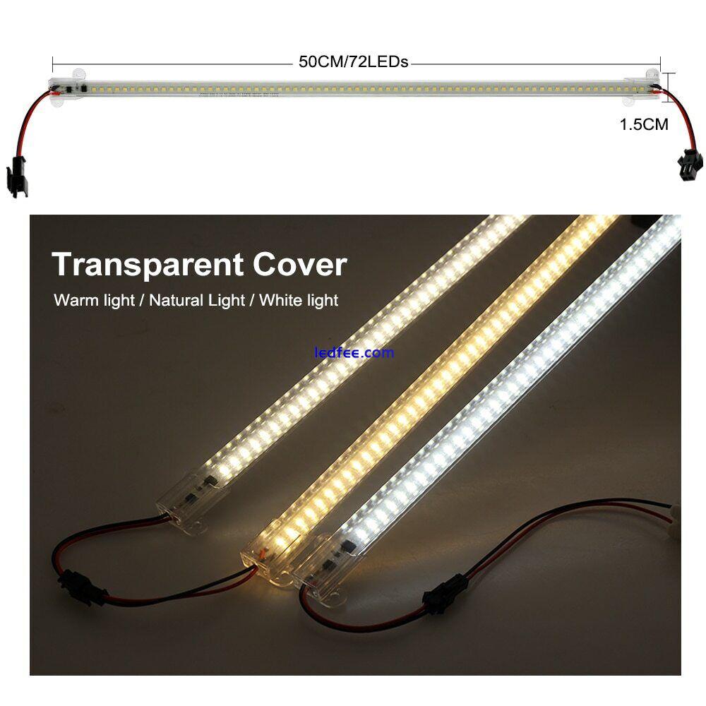 LED Tube Light AC220V 50cm 72LEDs High Brightness Night Bar 2835 Strip lamp 2 