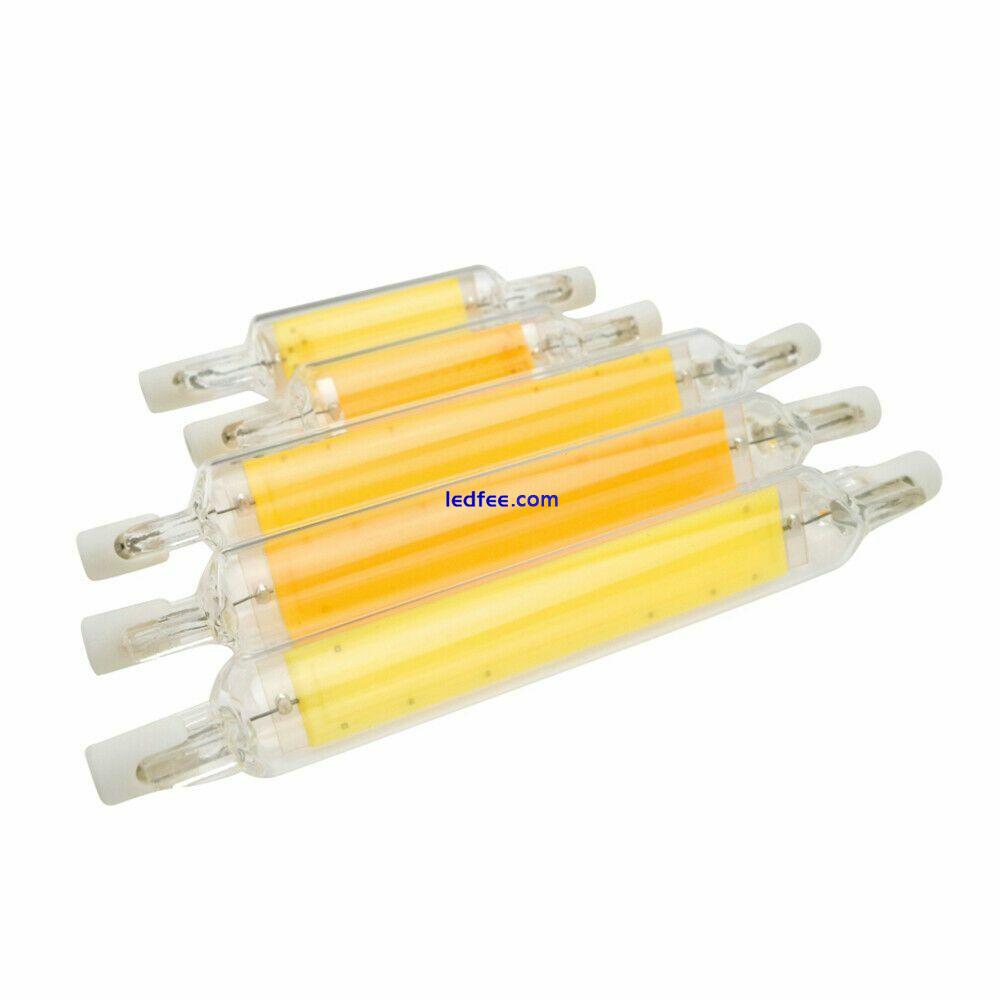 R7s LED 78mm118mm Glas Kalt/Warmweiß Dimmbar COB Ersetzen Halogenlampe Tube 220V 0 