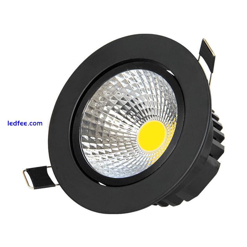 Recessed LED Ceiling Downlights COB Spot Light Lamp Indoor 7W9W12W 15W 110V 220V 5 