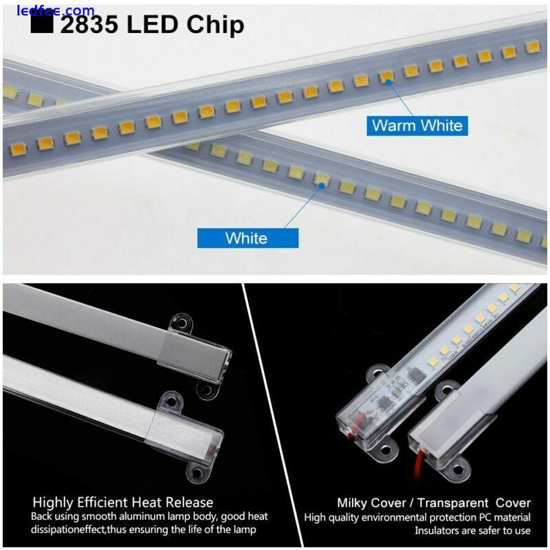 5pcs LED Bar Light AC220V 50cm 72LEDs 2835 LED Rigid Strip LED Fluorescent Tubes 2 