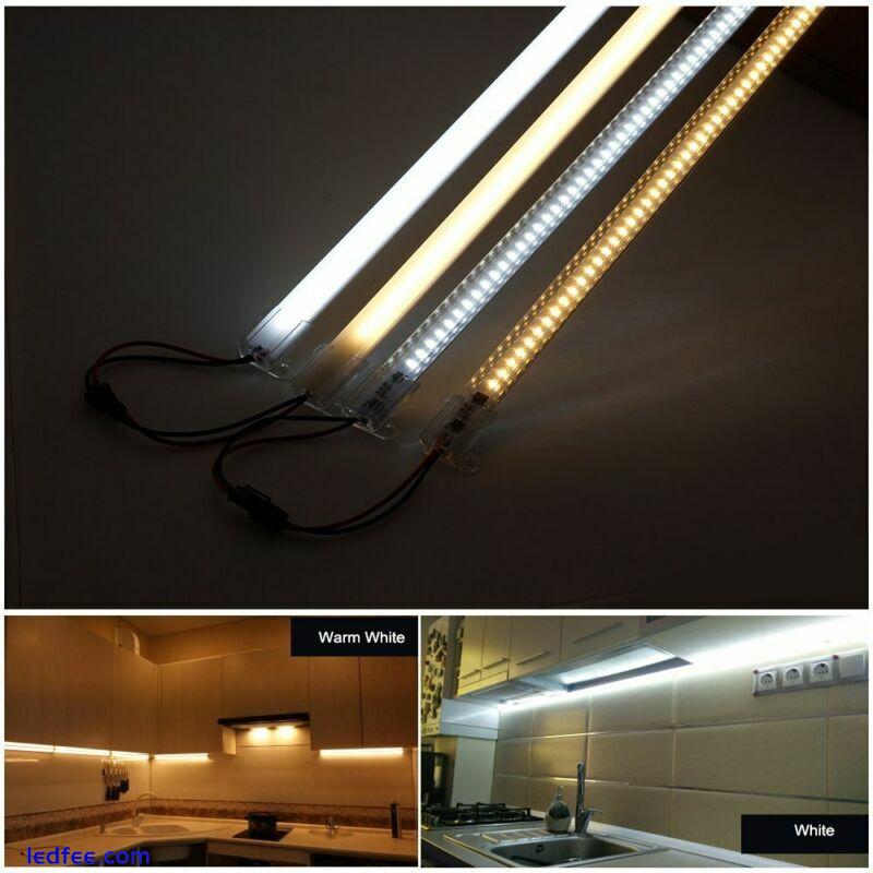 5pcs LED Bar Light AC220V 50cm 72LEDs 2835 LED Rigid Strip LED Fluorescent Tubes 3 