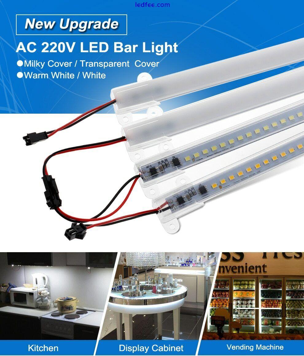 5pcs LED Bar Light AC220V 50cm 72LEDs 2835 LED Rigid Strip LED Fluorescent Tubes 5 