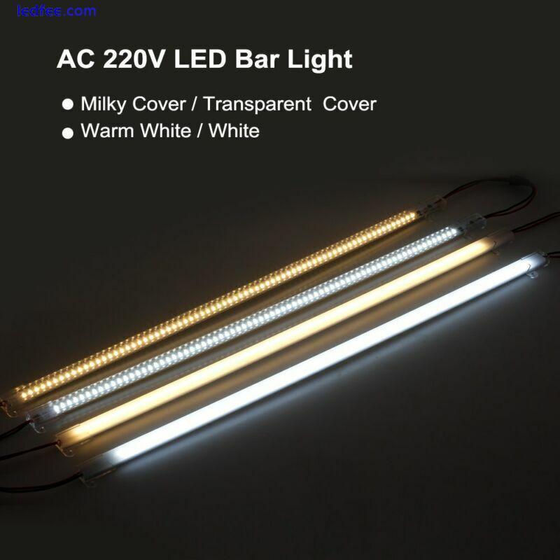 5pcs LED Bar Light AC220V 50cm 72LEDs 2835 LED Rigid Strip LED Fluorescent Tubes 4 