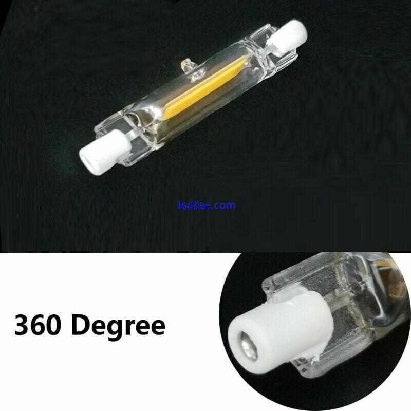 R7S Glas Ersetzen 78mm 4W Dimmbar COB LED 118mm Bulb Halogen Lampe Tube 7W wj 1 