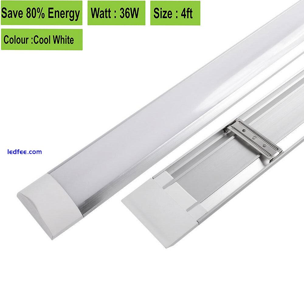 36w 44w 4FT 4000LM SLIM LED BATTEN Light LINEAR TUBE CEILING LIGHT SURFACE MOUNT 0 