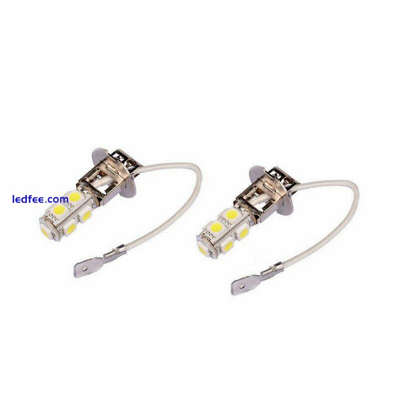 2x H3 LED BULBS WHITE HEADLIGHT FOG LIGHTS DRIVING CORNERING BULBS 0 