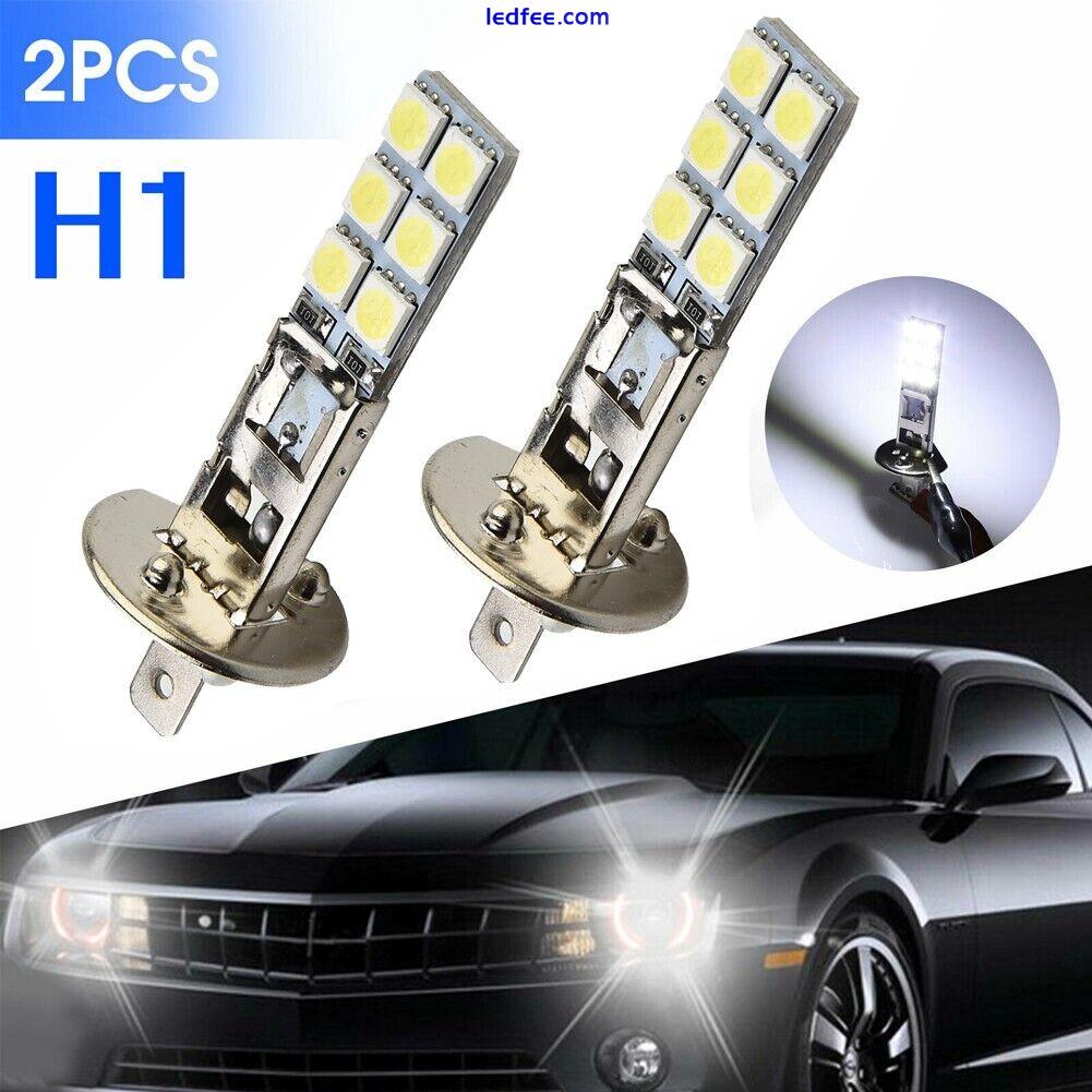 H1 6000K Super White 55W LED.Headlight Bulbs Kit Fog Driving Light 2PC NEW 0 