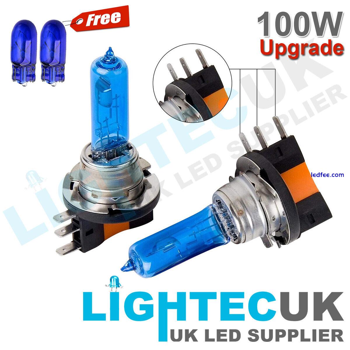 H15 100W XENON UPGRADE WHITE CANBUS ERROR FREE HIGH BEAM DRL HEADLIGHT BULBS UK 0 