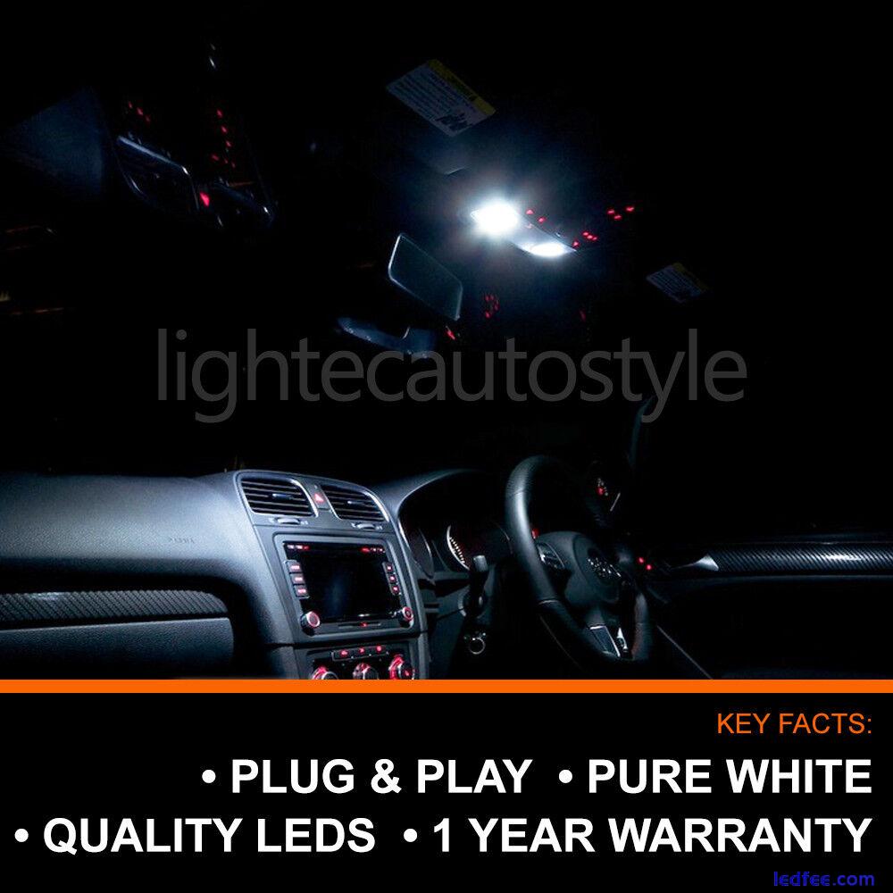 For VW Golf MK6 14/pc LED Interior Light UK Upgrade Kit Xenon White Bulb Set 1 