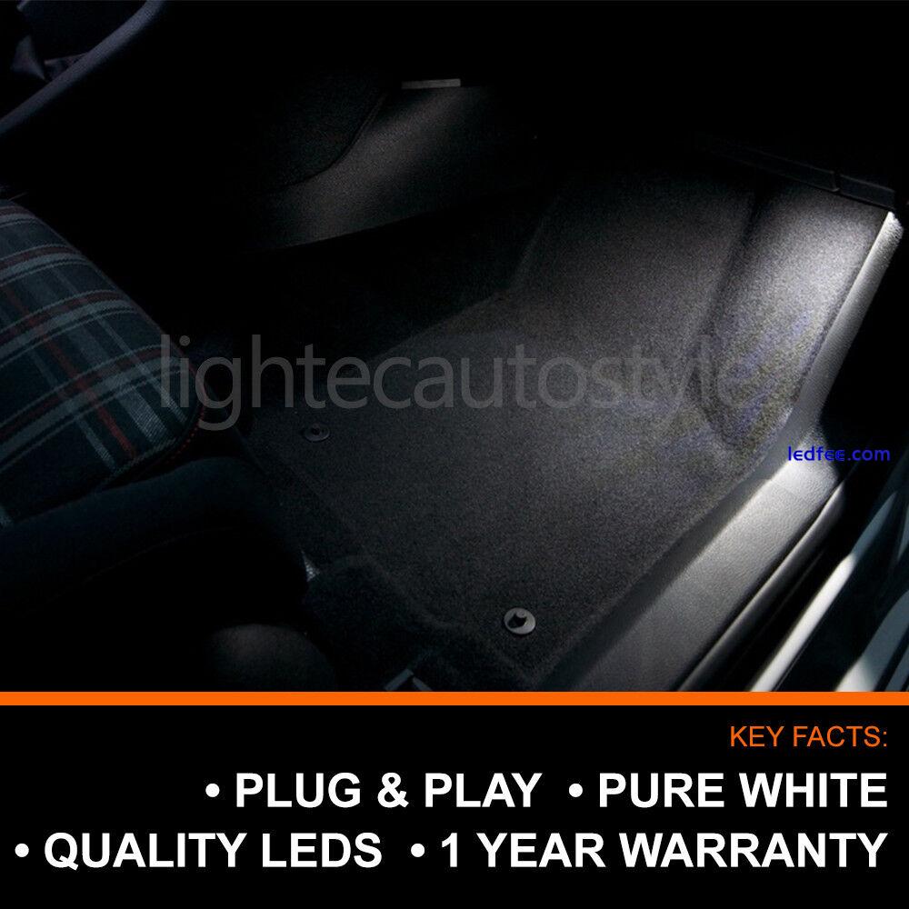 For VW Golf MK6 14/pc LED Interior Light UK Upgrade Kit Xenon White Bulb Set 3 