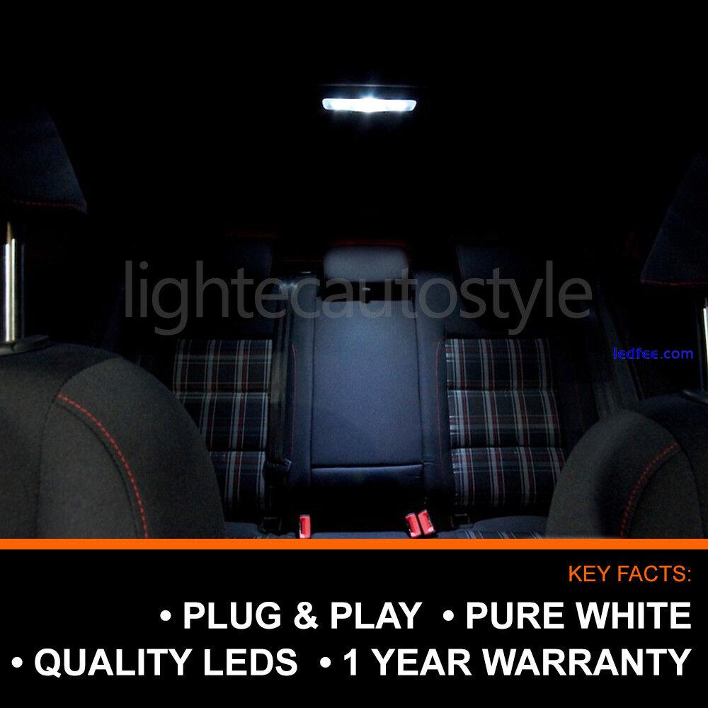 For VW Golf MK6 14/pc LED Interior Light UK Upgrade Kit Xenon White Bulb Set 2 