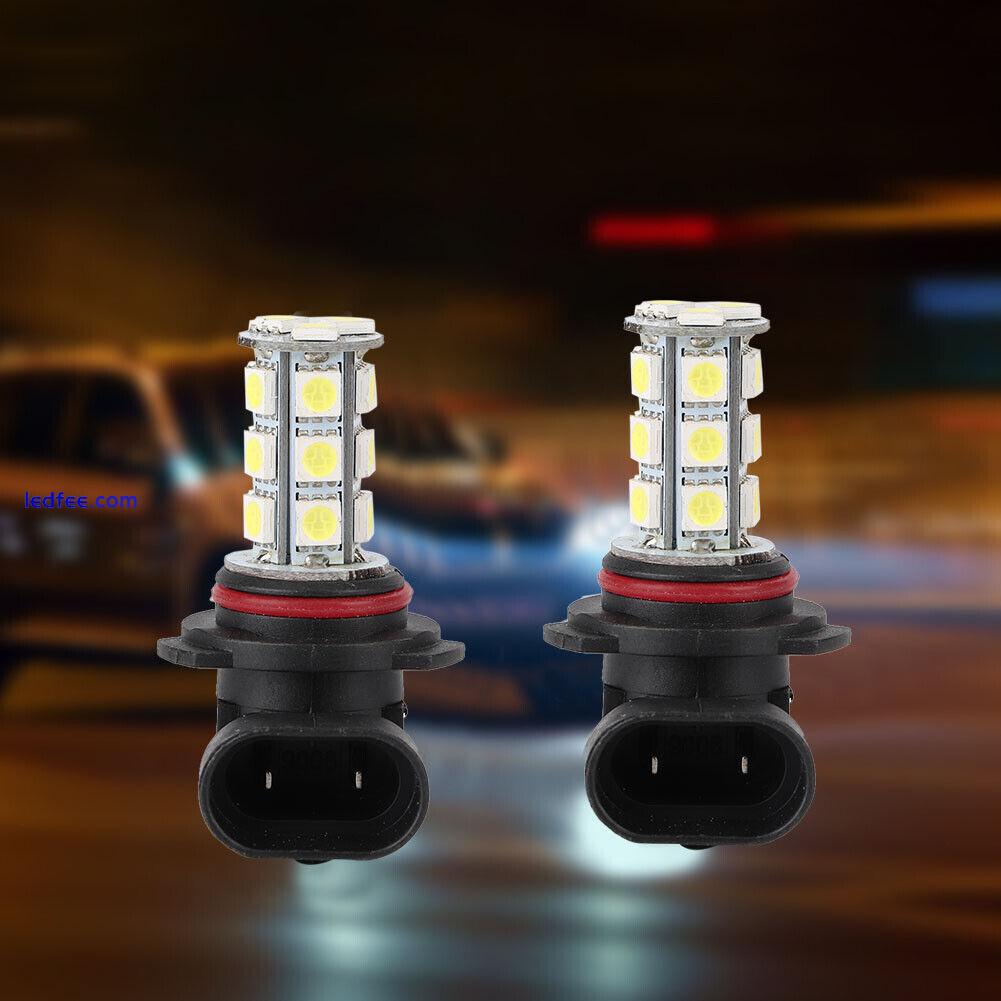 LED Bulb 2x HID White HB3 9005 18SMD 5050 LED Car DRL Fog Driving HeadLight 1 