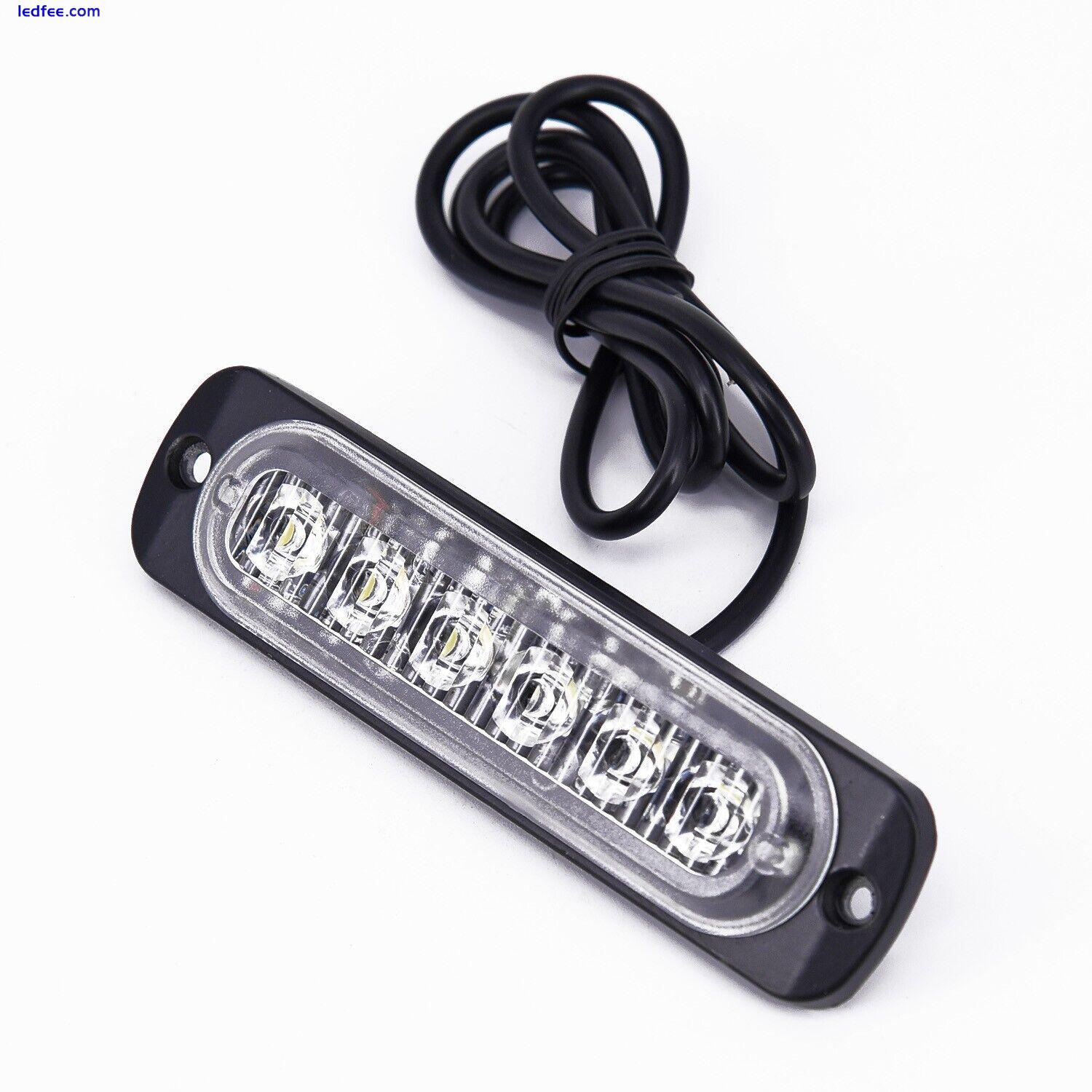 Car Auto SUVs 6 LED DRL Daytime Running Fog Light Headlight Flash Light Parts 1 