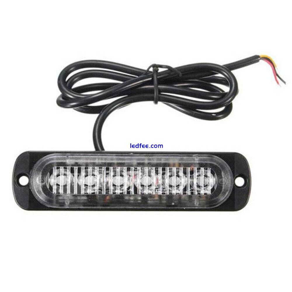 Car Auto SUVs 6 LED DRL Daytime Running Fog Light Headlight Flash Light Parts 5 