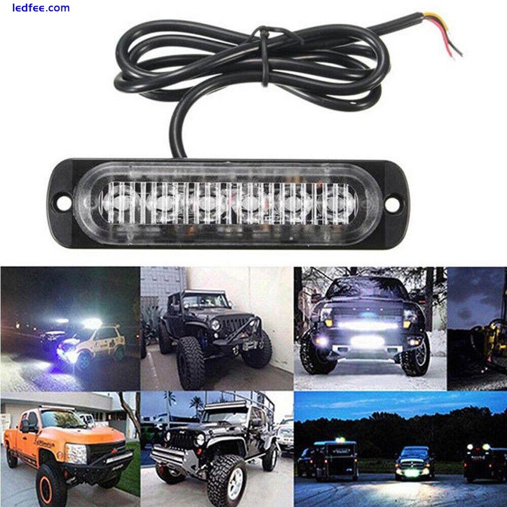 Car Auto SUVs 6 LED DRL Daytime Running Fog Light Headlight Flash Light Parts 2 