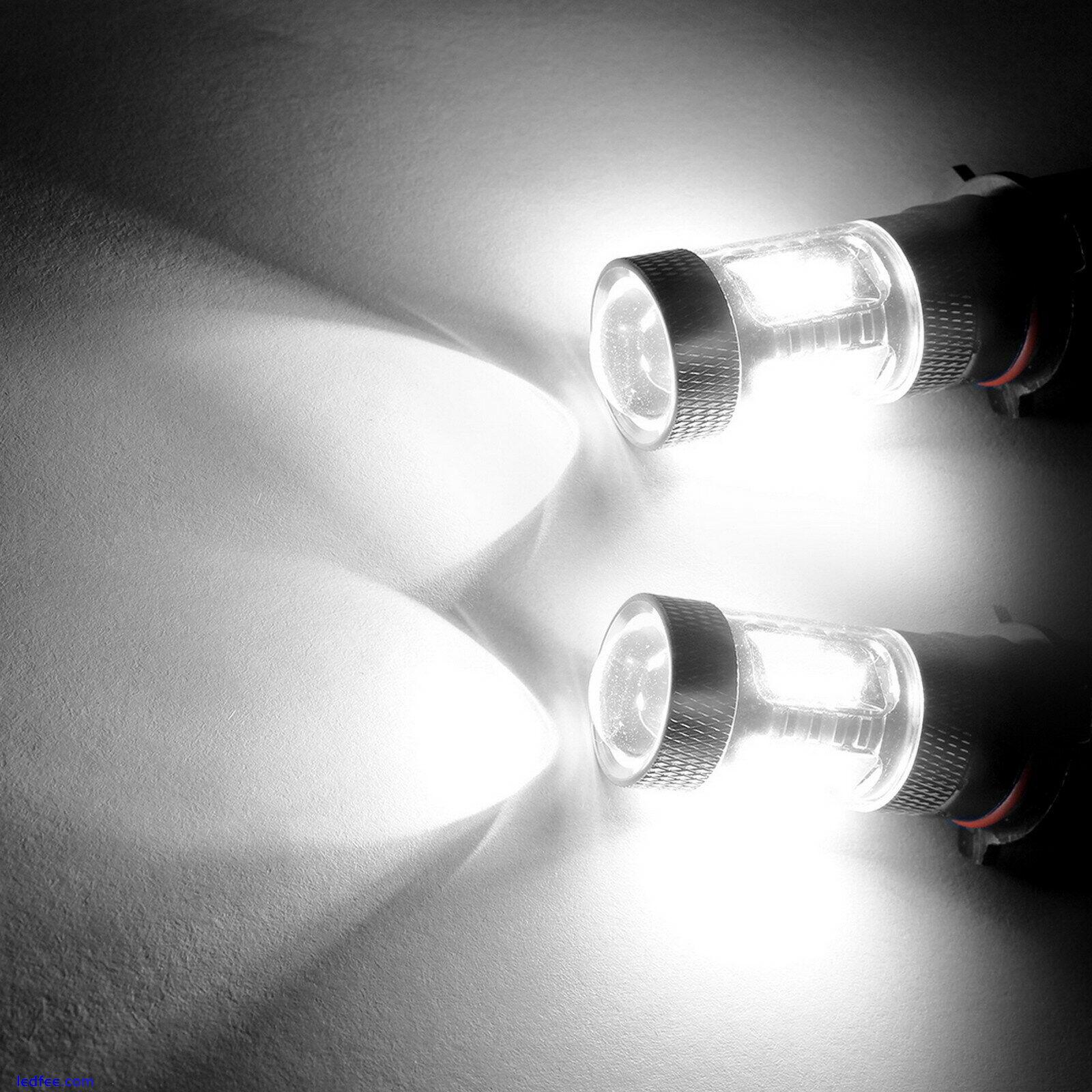 2X For Audi Q5 LED P13W Headlight Daytime Running Fog Light Bulbs White 15W DRL 5 