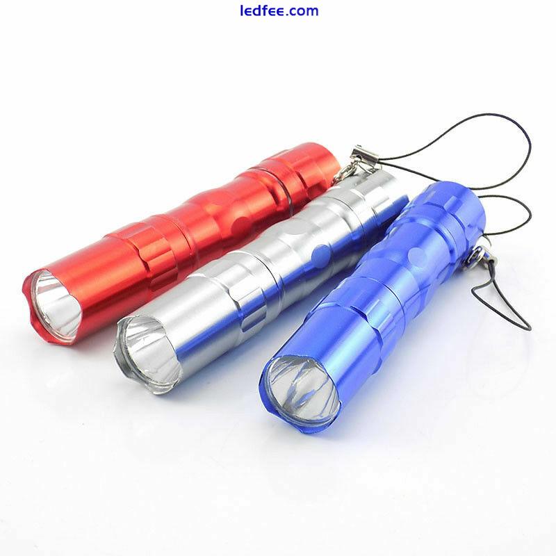 Mini Led Flashlights Waterproof AA Battery Small Flash Torch Lights for Camping 0 