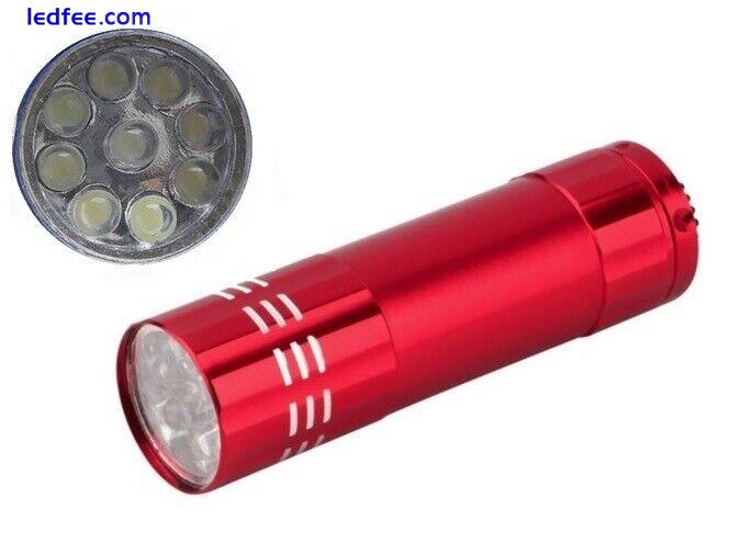 Prism® Super Bright Mini Torch - Small, Light Weight Flashlight - 9 bright LEDs 4 