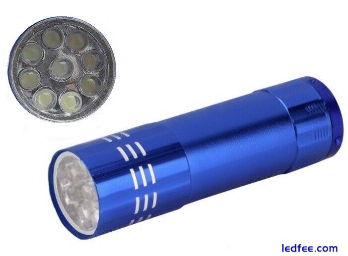 Prism® Super Bright Mini Torch - Small, Light Weight Flashlight - 9 bright LEDs 3 